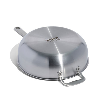 MADE IN® Stainless Clad Saucier with Lid: 5 QT