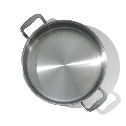 MADE IN® Stainless Clad Rondeau with Lid:  6 QT