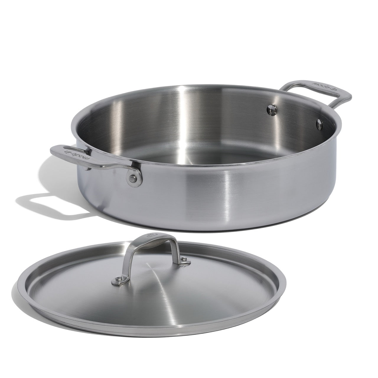 MADE IN® Stainless Clad Rondeau with Lid:  6 QT