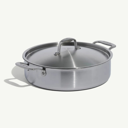 MADE IN® Stainless Clad Rondeau with Lid:  6 QT