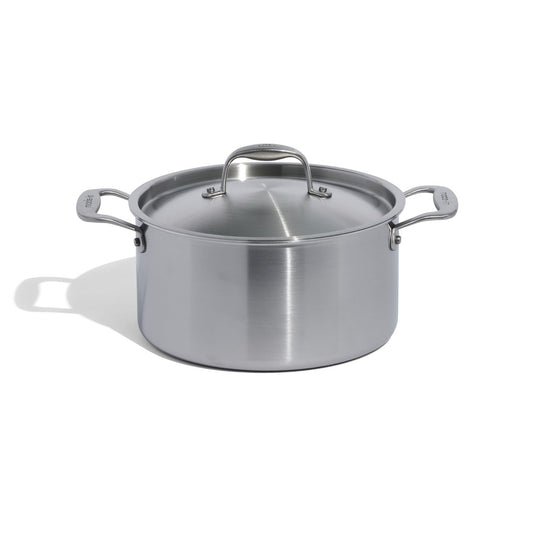 MADE IN® Stainless Clad Stock Pot with Lid:  6 QT