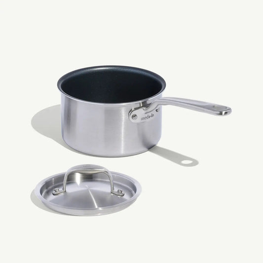 MADE IN® ProCoat Non-stick Saucepan with Lid: 2 QT