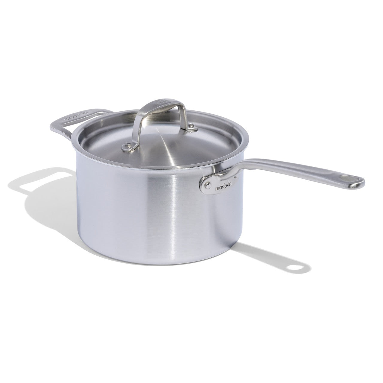 MADE IN® ProCoat Non-stick Saucepan with Lid: 4 QT