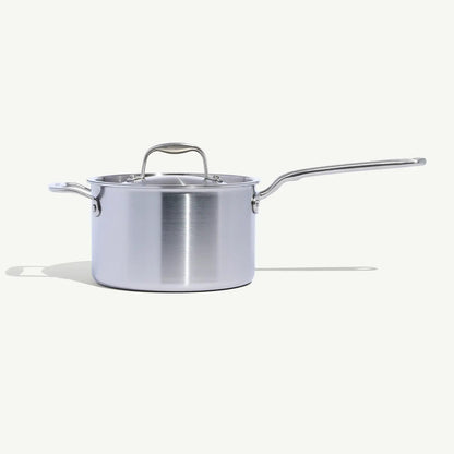 MADE IN® ProCoat Non-stick Saucepan with Lid: 4 QT