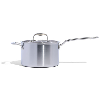 MADE IN® ProCoat Non-stick Saucepan with Lid: 4 QT