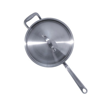 MADE IN® ProCoat Non-stick Saute Pan with Lid: 3.5 QT