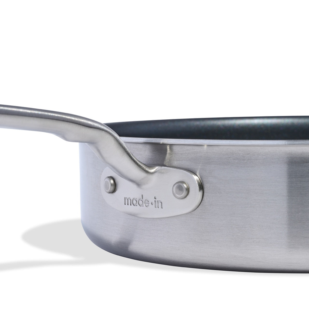 MADE IN® ProCoat Non-stick Saute Pan with Lid: 3.5 QT