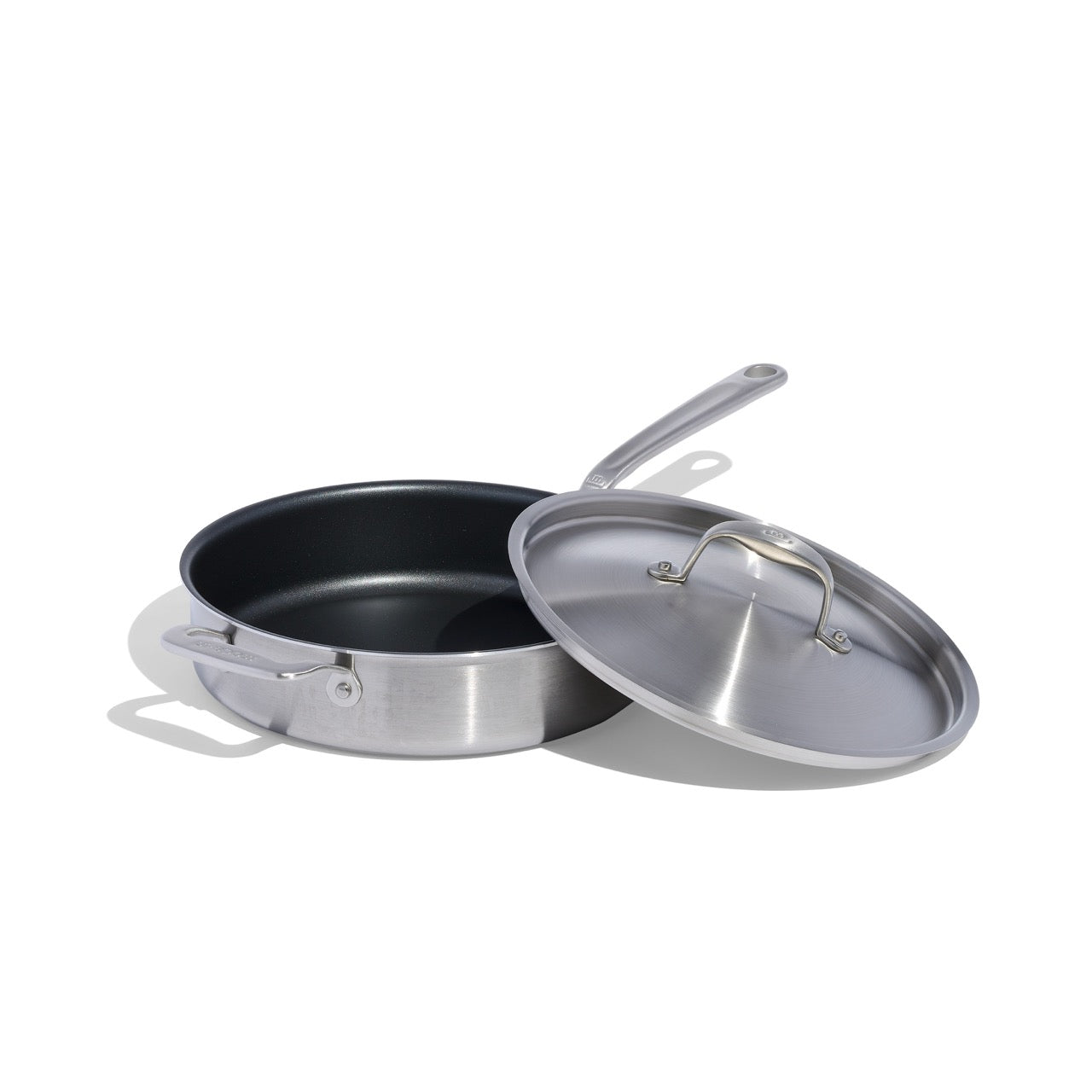 MADE IN® ProCoat Non-stick Saute Pan with Lid: 3.5 QT