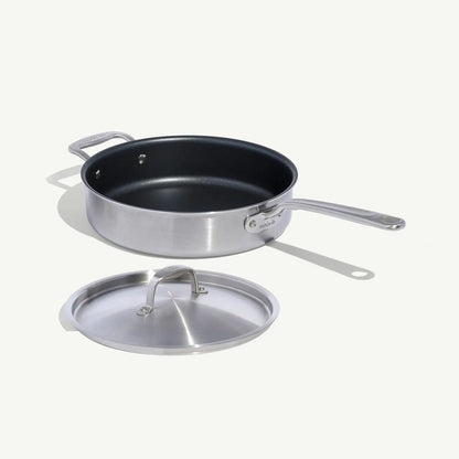 MADE IN® ProCoat Non-stick Saute Pan with Lid: 3.5 QT