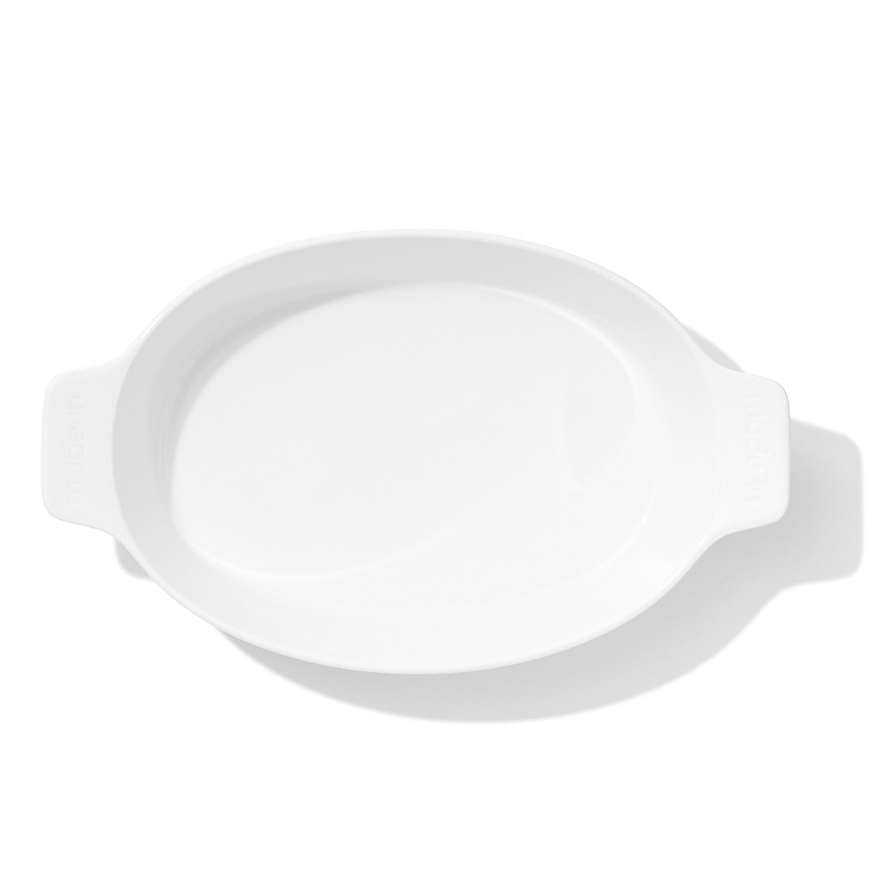 MADE IN® Bakeware Oval Dish: 10 x 6.6", White