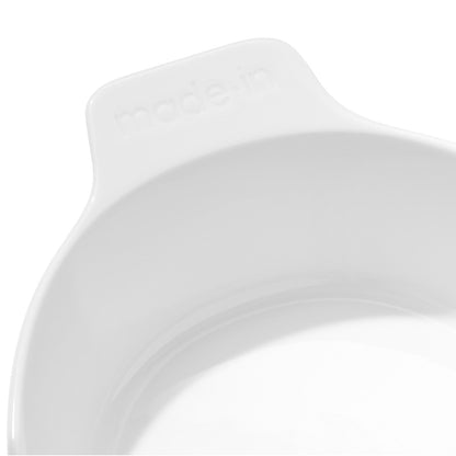 MADE IN® Bakeware Oval Dish: 10 x 6.6", White