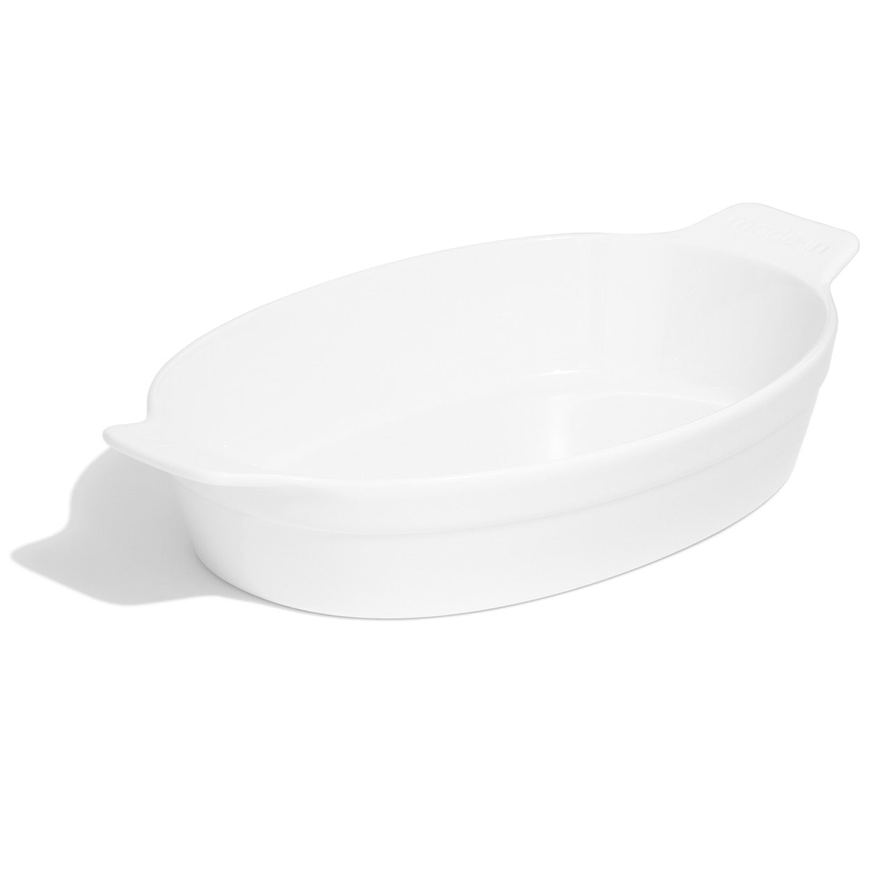 MADE IN® Bakeware Oval Dish: 10 x 6.6", White