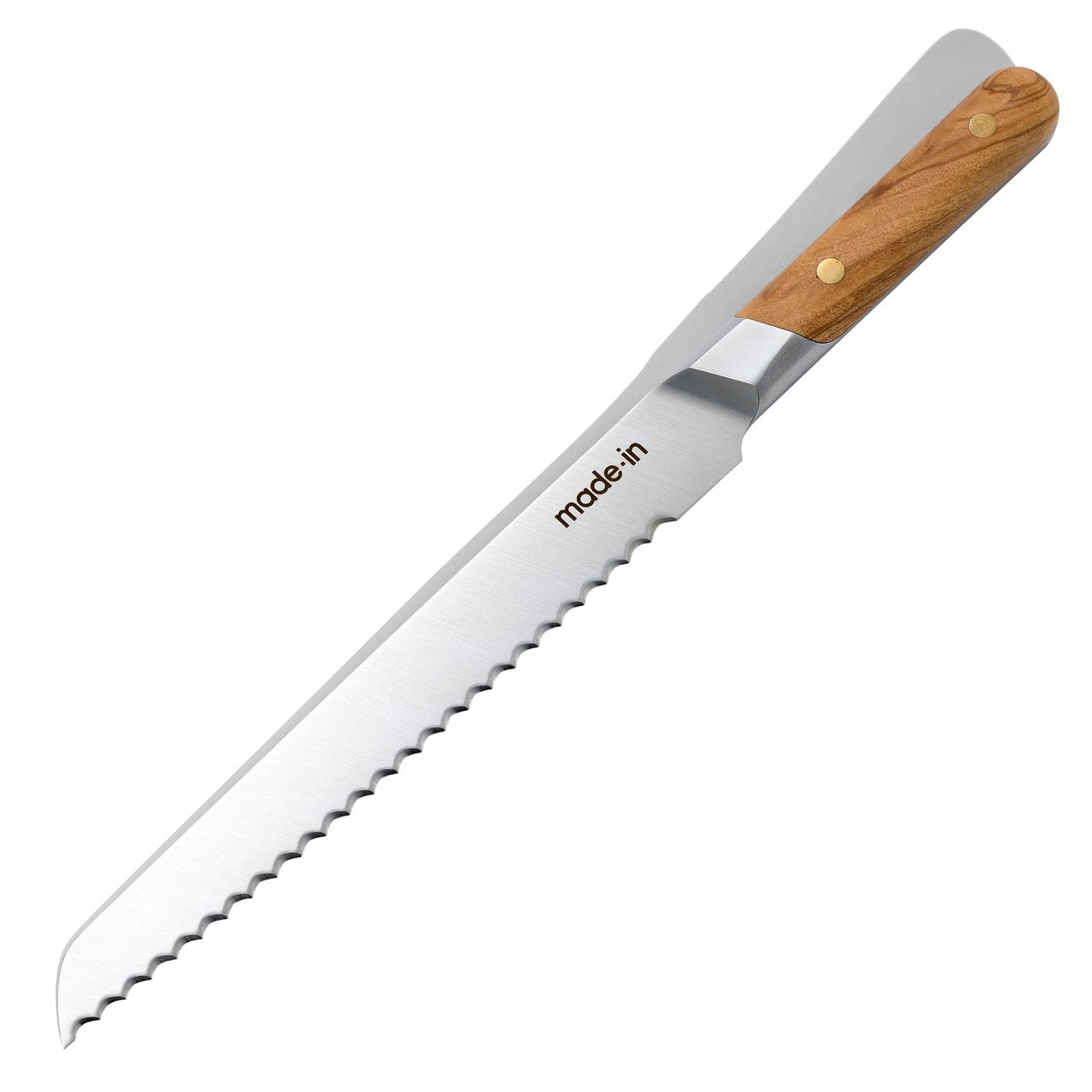 MADE IN® 9" Bread Knife: Olive Wood