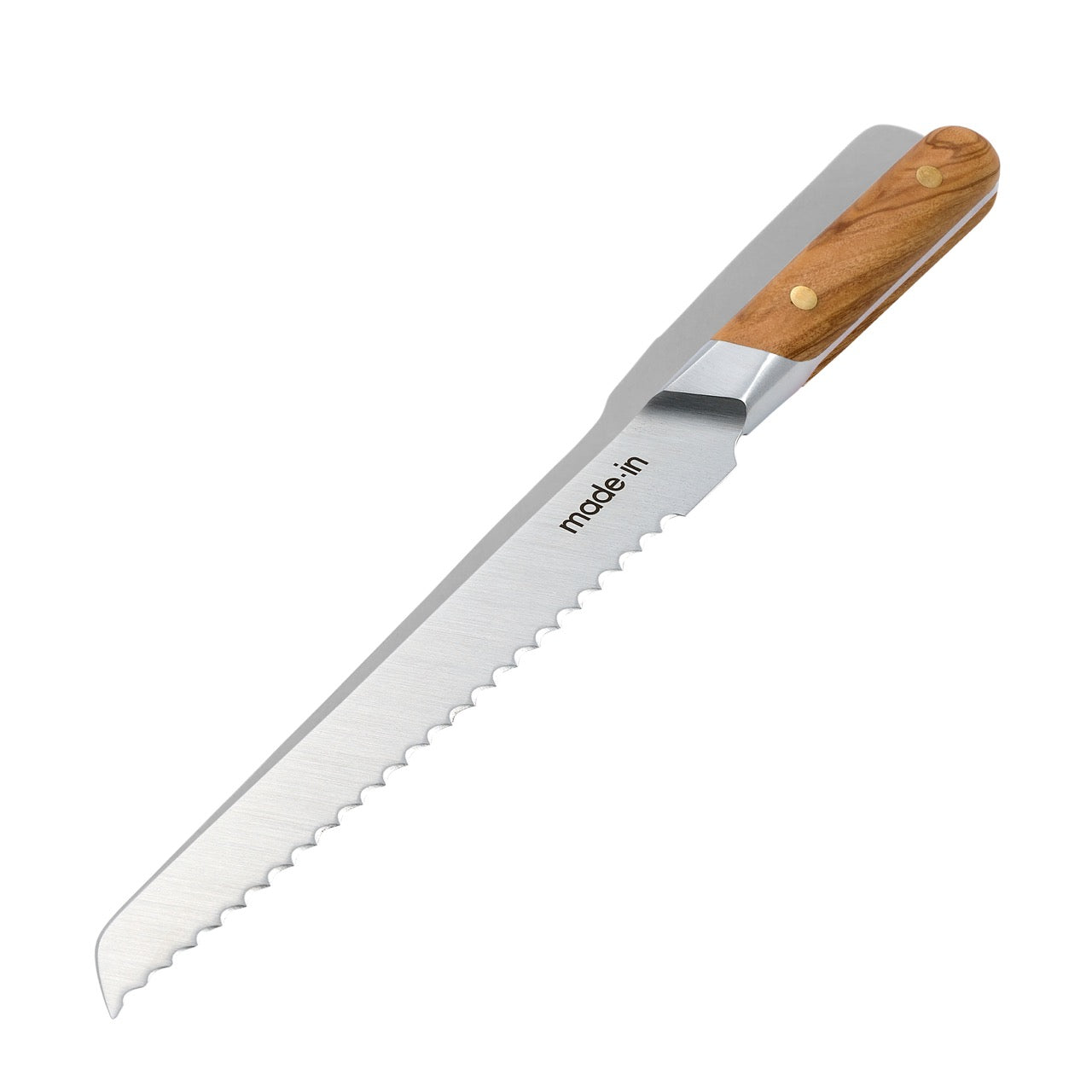 MADE IN® 9" Bread Knife: Olive Wood