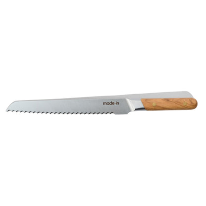 MADE IN® 9" Bread Knife: Olive Wood