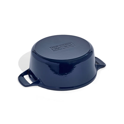 MADE IN® Enameled Cast Iron Round Dutch Oven: 5.5 QT, Harbour Blue