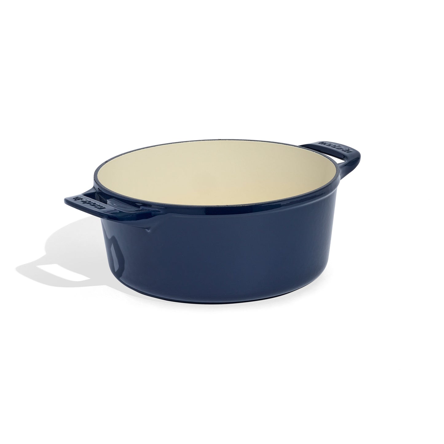 MADE IN® Enameled Cast Iron Round Dutch Oven: 5.5 QT, Harbour Blue