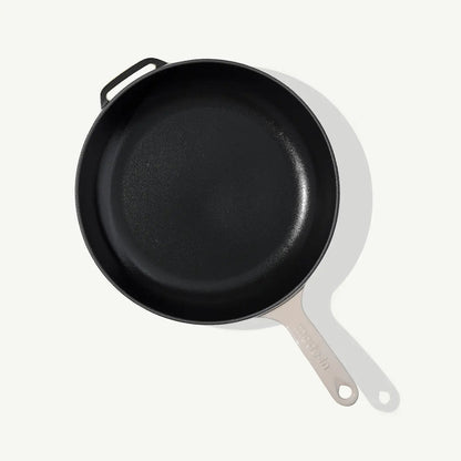 MADE IN® Enameled Cast Iron Skillet: 11.5", Antique White