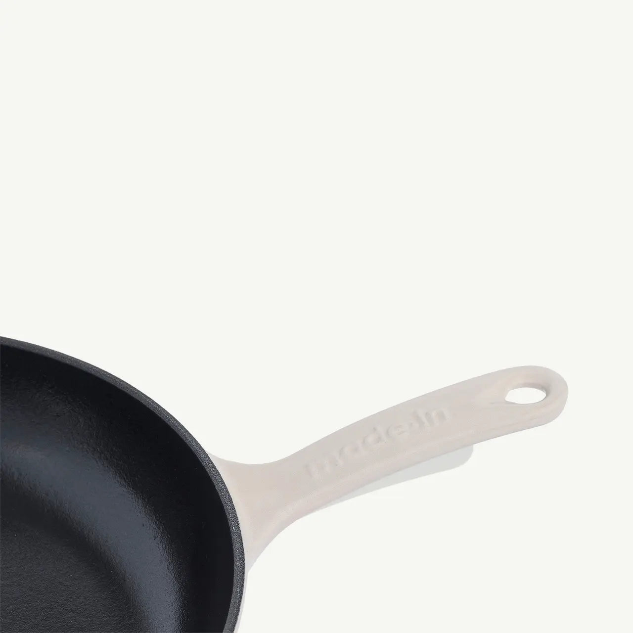 MADE IN® Enameled Cast Iron Skillet: 11.5", Antique White