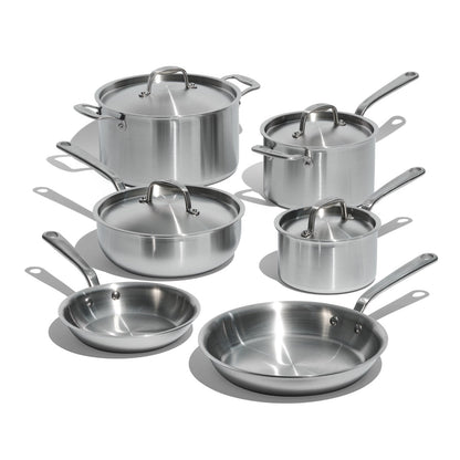 MADE IN® Stainless Clad Cookware Set: 10 Piece