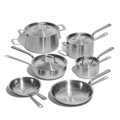 MADE IN® Stainless Clad Cookware Set: 10 Piece