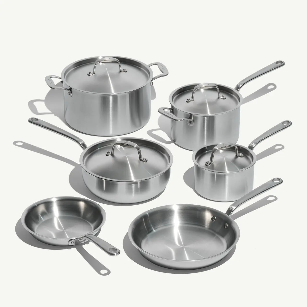 MADE IN® Stainless Clad Cookware Set: 10 Piece