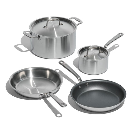 MADE IN® Stainless Clad Cookware Set:  6 Piece