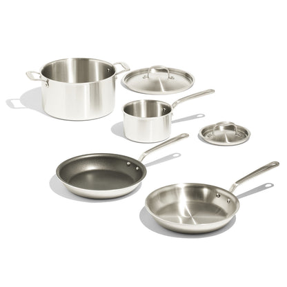 MADE IN® Stainless Clad Cookware Set:  6 Piece