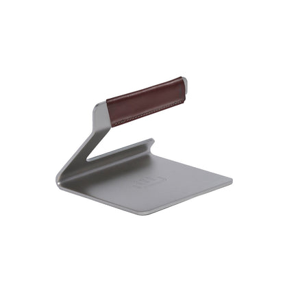 MADE IN® Grill Press with Leather Handle Cover