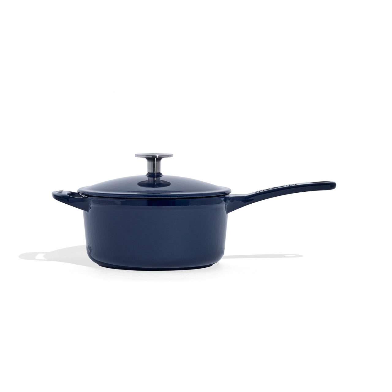 MADE IN® Enameled Cast Iron Saucepan: 2 QT, Harbour Blue