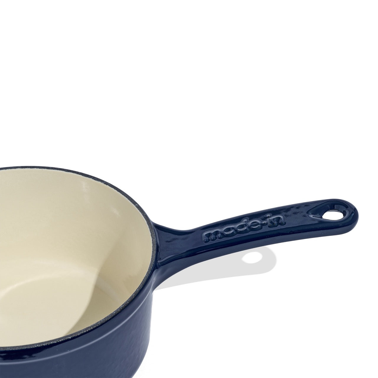 MADE IN® Enameled Cast Iron Saucepan: 2 QT, Harbour Blue