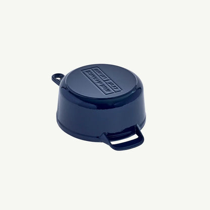 MADE IN® Enameled Cast Iron Saucepan: 2 QT, Harbour Blue