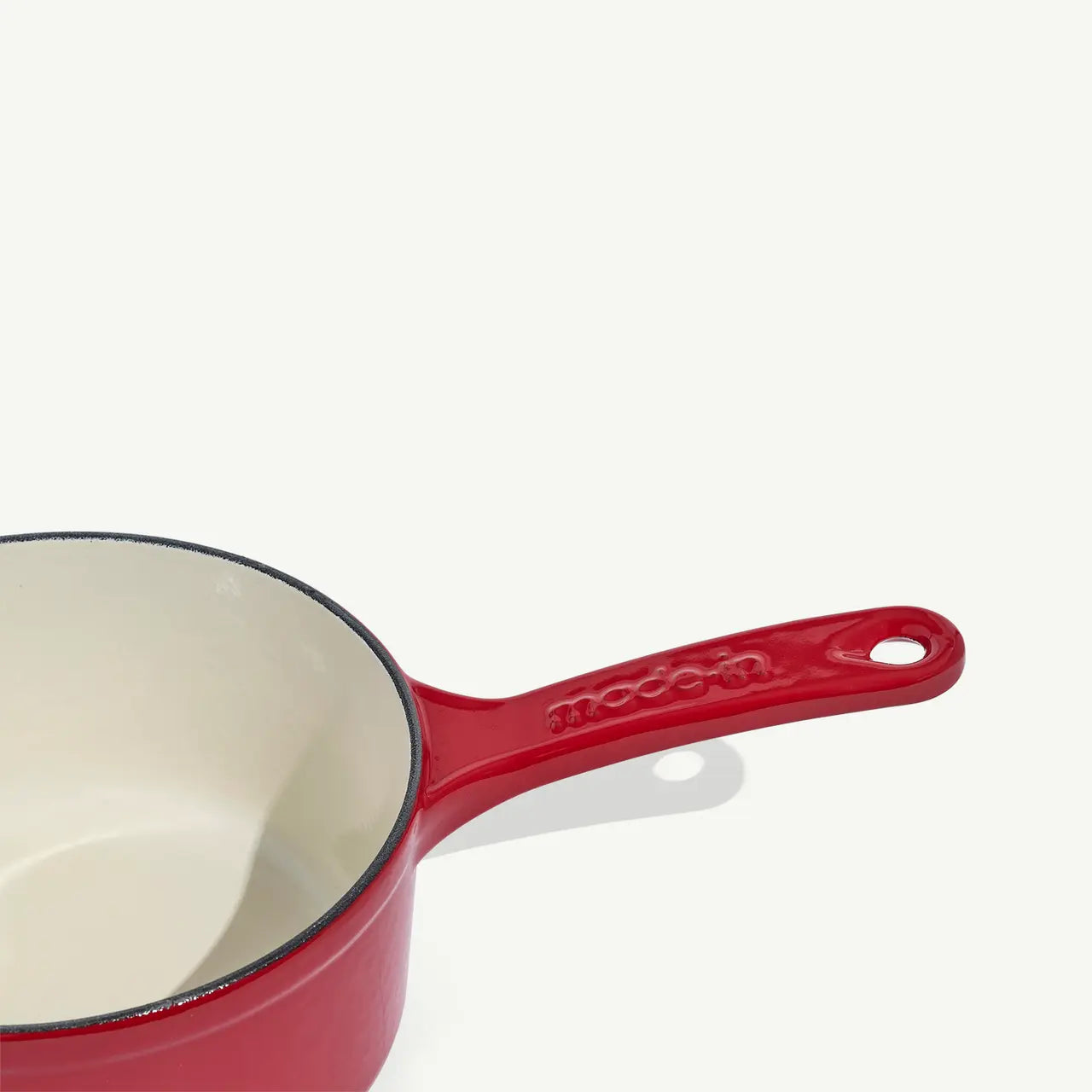 MADE IN® Enameled Cast Iron Saucepan: 2 QT, MADE IN® Red