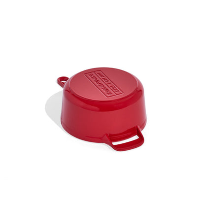 MADE IN® Enameled Cast Iron Saucepan: 2 QT, MADE IN® Red