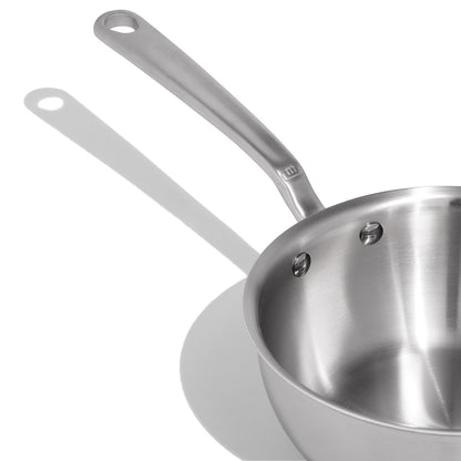 MADE IN® Stainless Clad Saucier with Lid: 2 QT