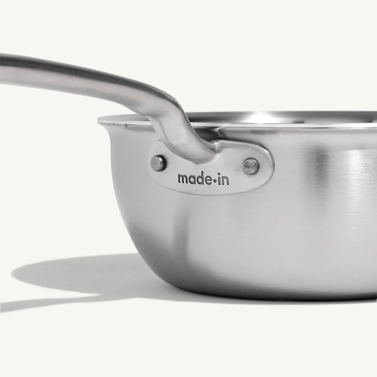 MADE IN® Stainless Clad Saucier with Lid: 2 QT