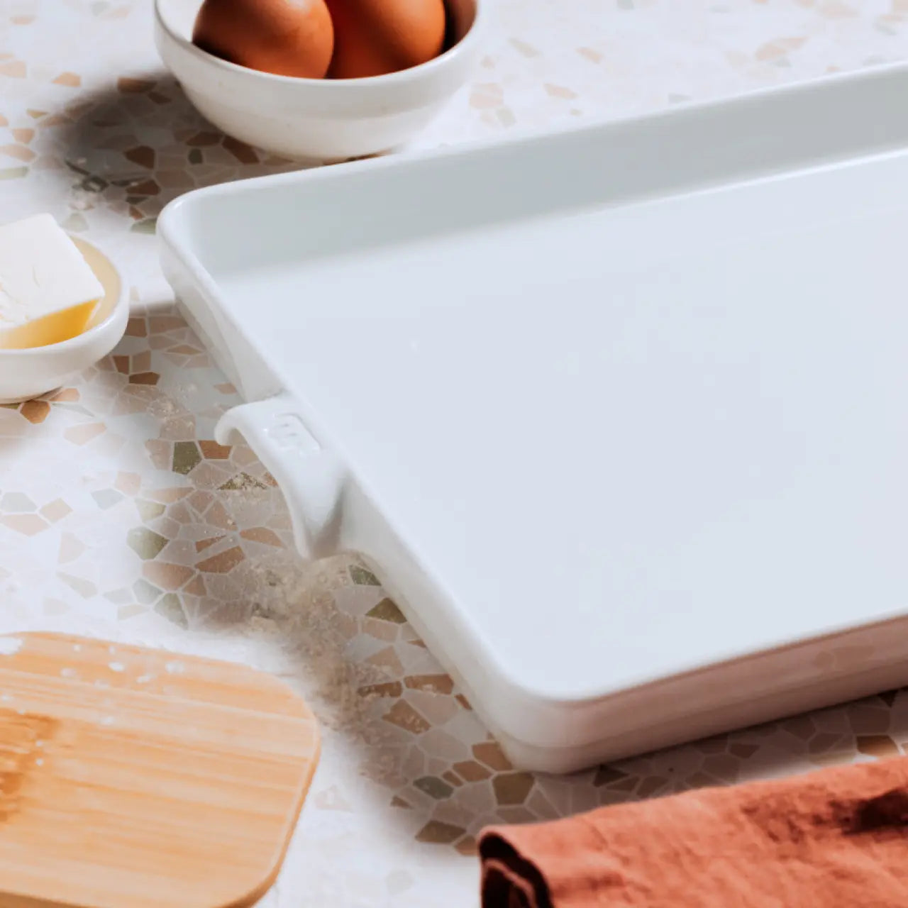 MADE IN® Bakeware Baking Slab: White