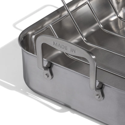 MADE IN® Stainless Roasting Pan: 17" X 12.75"