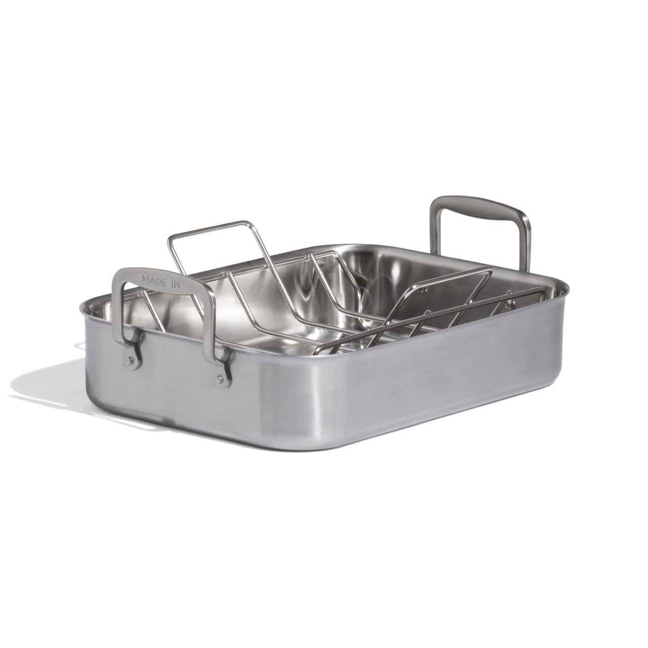 MADE IN® Stainless Roasting Pan: 17" X 12.75"