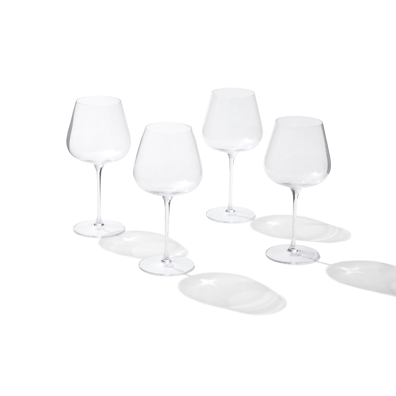 MADE IN® Crystal Wine Glasses (Set of 4): Red