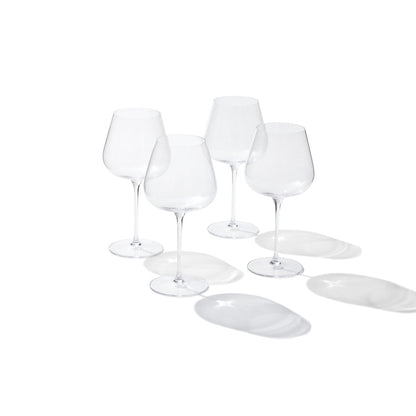 MADE IN® Crystal Wine Glasses (Set of 4): Red