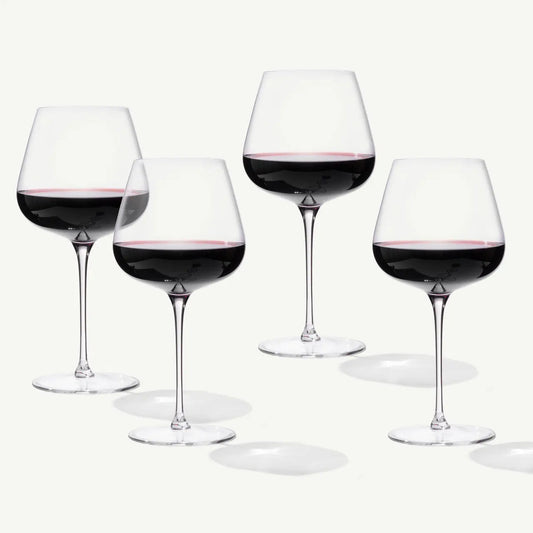 MADE IN® Crystal Wine Glasses (Set of 4): Red