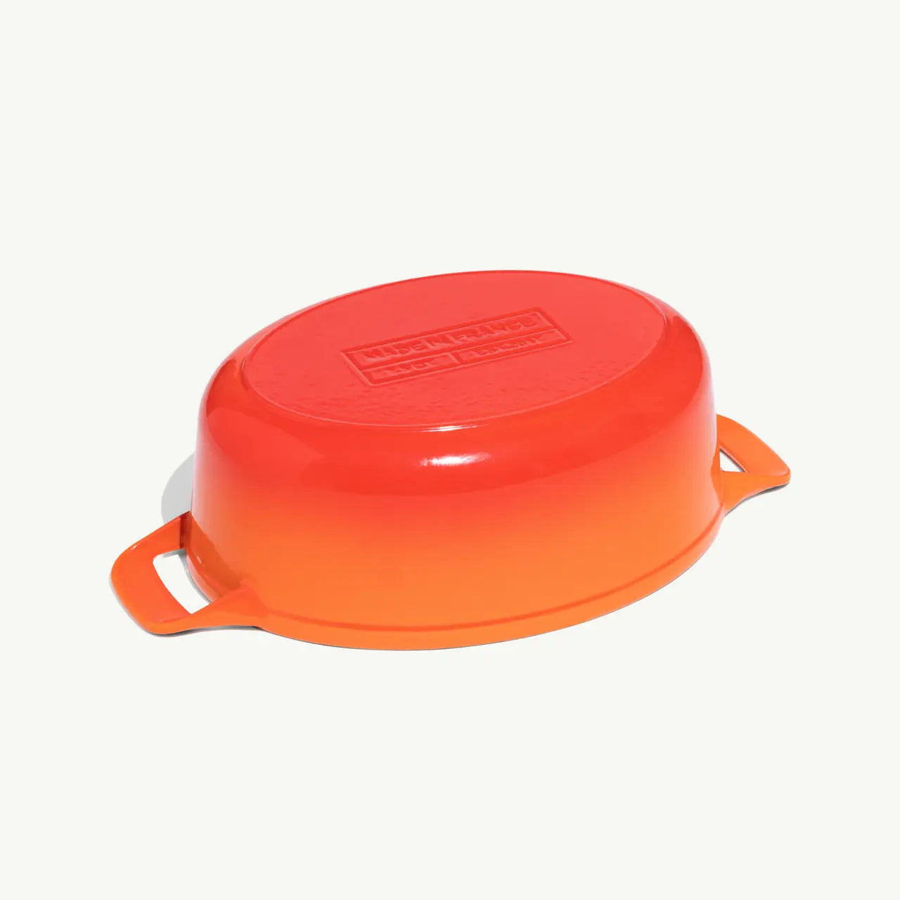 Made In Enameled Cast Iron Oval Dutch Oven: 7.5 QT, Blood Orange