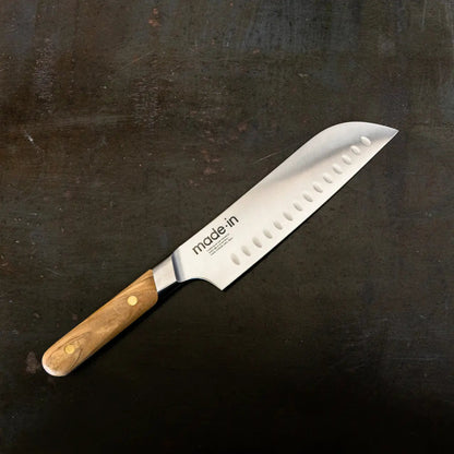 MADE IN® 7" Santoku Knife: Olive Wood