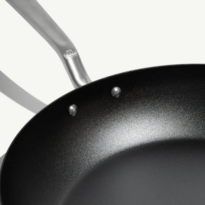 MADE IN® Carbon Steel Fry Pan w/Stay Cool Handle: 12"