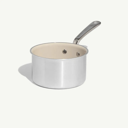 MADE IN® CeramiClad™ Non-stick Saucepan with Lid: 2 QT