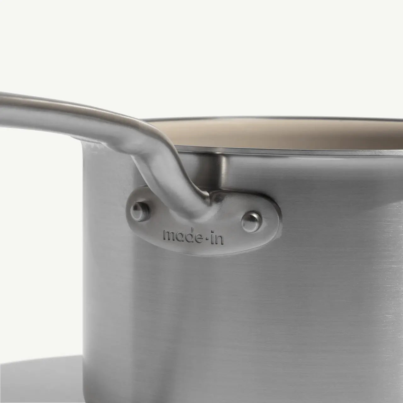 MADE IN® CeramiClad™ Non-stick Saucepan with Lid: 4 QT