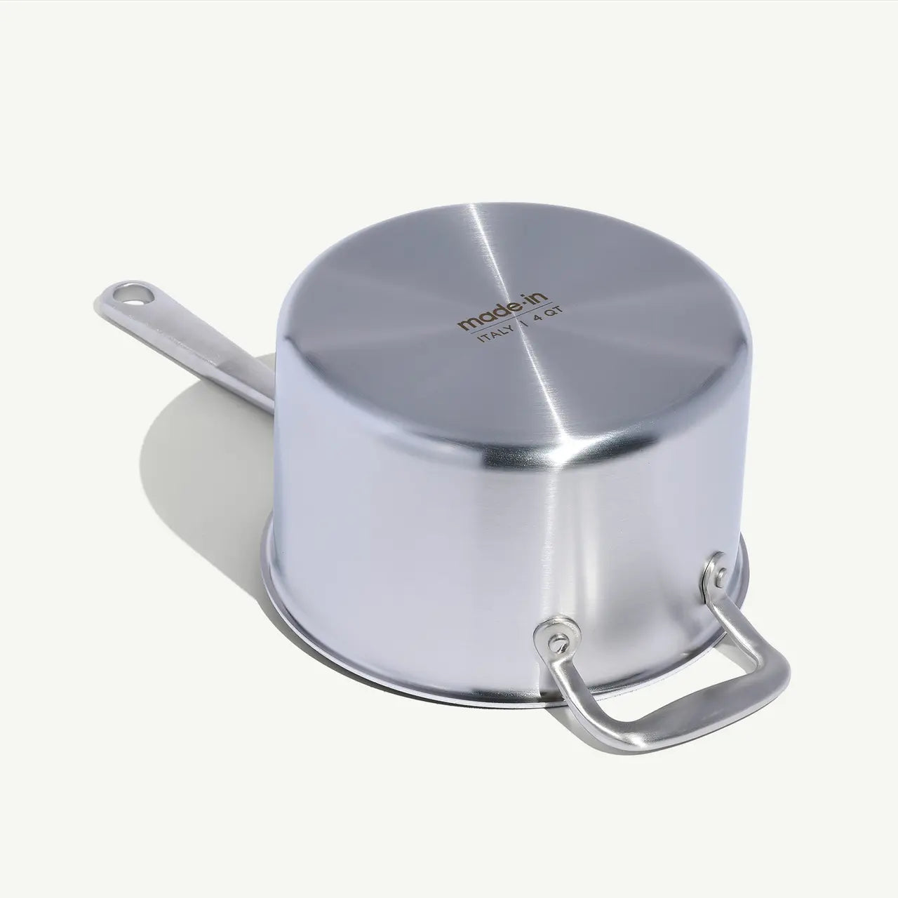 MADE IN® CeramiClad™ Non-stick Saucepan with Lid: 4 QT