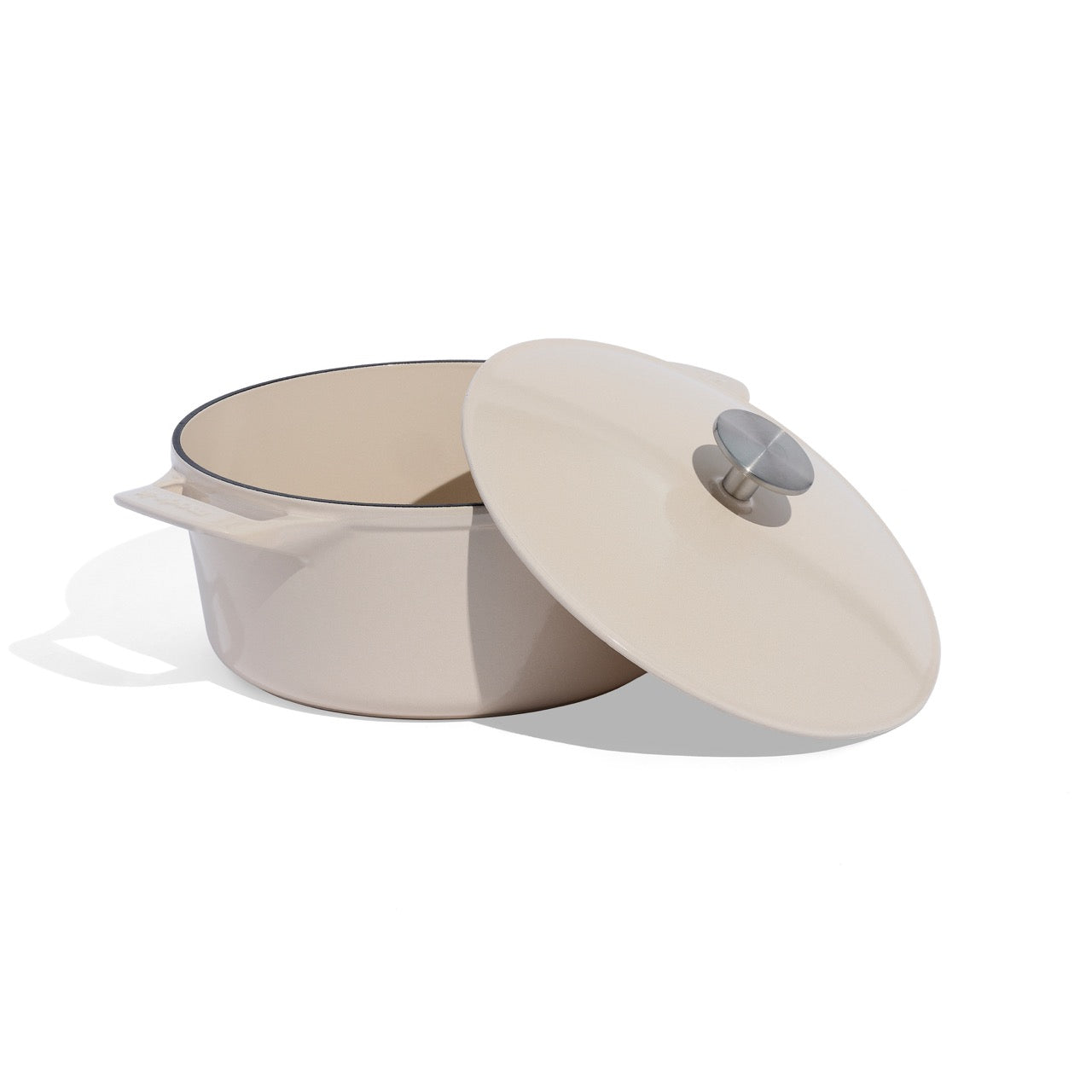 MADE IN® Enameled Cast Iron Round Dutch Oven: 5.5 QT, Antique White