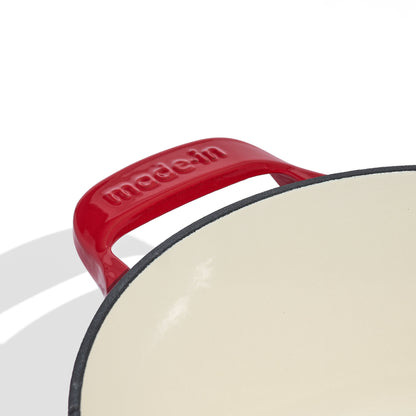 MADE IN® Enameled Cast Iron Round Dutch Oven: 5.5 QT, MADE IN® Red